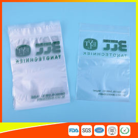 China Sacos de plástico Sealable pequenos Reclosable amigáveis de Eco, sacos plásticos claros do fechamento do fecho de correr fornecedor