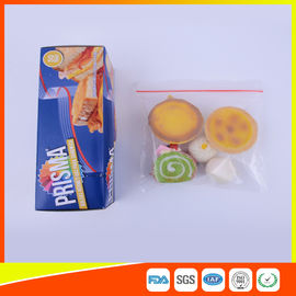 China Sacos plásticos transparentes do petisco do PE com zíper, o petisco reusável e os sacos do sanduíche fornecedor