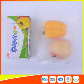 China O congelador superior de empacotamento do fecho de correr do fruto transparente ensaca o material plástico do HDPE/LDPE fornecedor