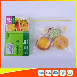 China O sanduíche plástico impermeável ensaca 18 Reclosable x 17cm para o armazenamento do alimento fornecedor