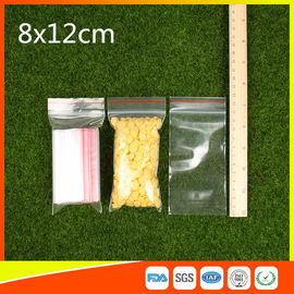 China O Ziplock reusável plástico do Ldpe ensaca 8x12 cm com linha colorida fornecedor