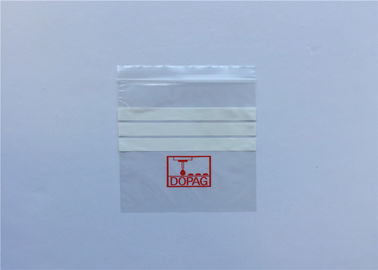 China Os sacos Degradable transparentes do fechamento do fecho de correr do produto comestível de FDA com escrevem - na área fornecedor