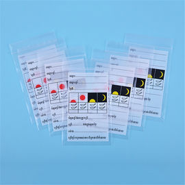 China Sacos Ziplock impressos costume do comprimido, malotes Ziplock pequenos para o armazenamento da medicina fornecedor